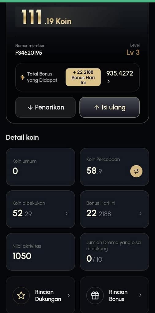 Penarikan Harian ShortPro ke BNI
